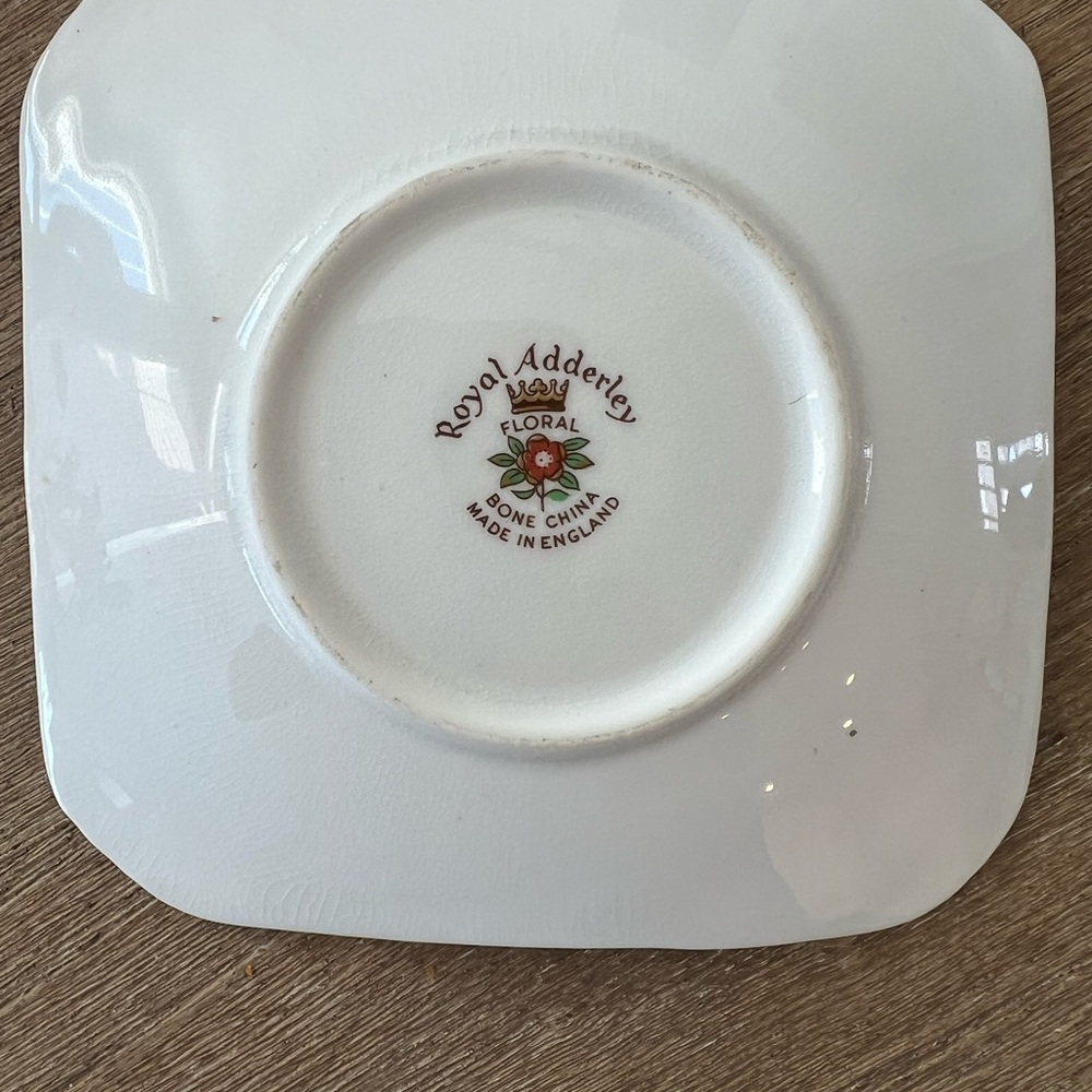 Vintage Royal Adderley Fish Mini Plates– Set of 6 – Bone China – Made in England - Picture 8 of 9